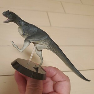 カルノタウルス 恐竜図鑑 スタンドフィギュア カプセルトイ ガチャ 恐竜