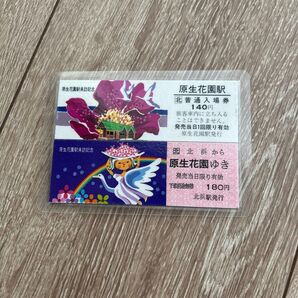 JR北海道 原生花園駅 北浜駅 きっぷ 普通入場券 記念切符 乗車券