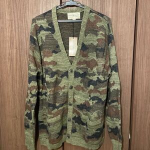 新品未使用 Ralph LaurenDENIM&SUPPLYカモフラ柄ニットカーディガンサイズＬ　RRL