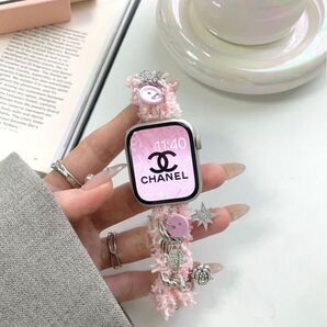 iwatch軽奢感、ぬいぐるみチェーン式、アップルウォッチバンド