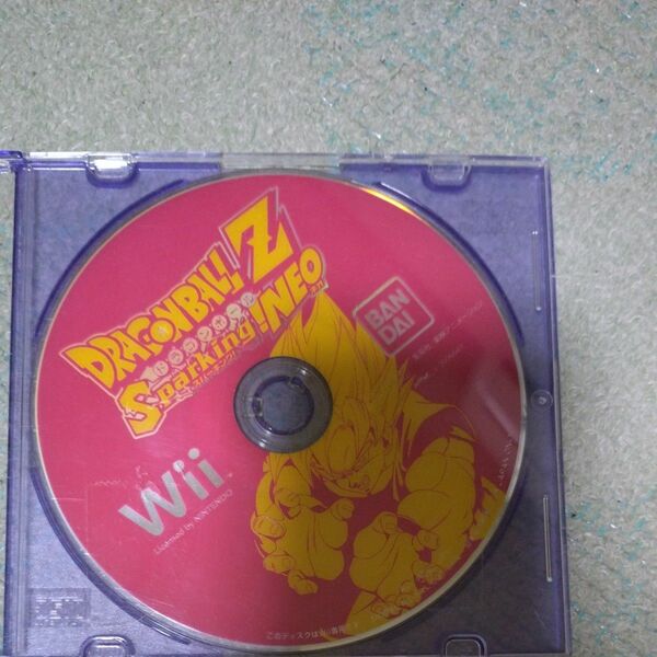 ドラゴンボールZスパーキングネオ　wii CDケース付き