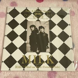 【7inch】◆即決！◆新品【MILK / For A Week Story / 視線（まなざし）にI feel so love】EP レコード 和モノ■boogie soul city pop aor