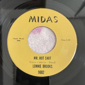 【7inch】◆即決◆中古■【LONNIE BROOKS / MR. HOT SHOT / THE POPEYE7インチ EP■MIDAS9002 rock rhythm blues jazz roots