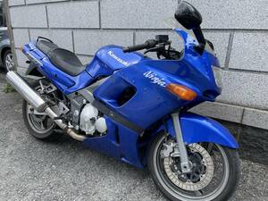 初年度H１６年 ZZR400-Ⅱ　(ZZ-R400) ZX400N N型 黒フレーム　書類、鍵付き　