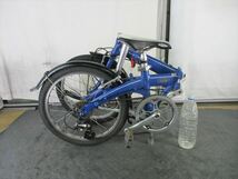 D391　★19800円★　折りたたみ中古自転車　DAHON　ルート　ブルー【20インチ 】 入札お待ちしております(*^▽^*)_画像8