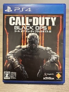 【PS４ソフト】コールオブデューティ　ブラックオプスⅢ+B82★COD　BO3★中古品　動作確認済み