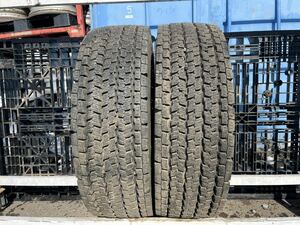 TBLT146 中古タイヤ 245/70R19.5 136/134J YOKOHAMA 905w ヨコハマ 冬タイヤ スタッドレス 大型 低床 トラック 2023年製 2本セット