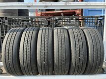 TBLT168 中古タイヤ 205/70R16 111/109N LT BRIDGESTONE DURAVIS R207 ブリヂストン デュラビス 夏タイヤ サマータイヤ 2021年製 6本セット_画像1