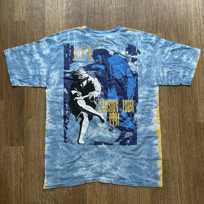 Guns USA製 90s ガンズアンドローゼズ アクセル着用 Guns N Roses Tシャツ LIQUID BLUE リキッドブルー ビンテージ アメリカ製 MADE IN USAの画像5