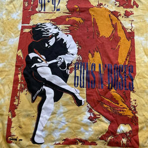 Guns USA製 90s ガンズアンドローゼズ アクセル着用 Guns N Roses Tシャツ LIQUID BLUE リキッドブルー ビンテージ アメリカ製 MADE IN USAの画像3