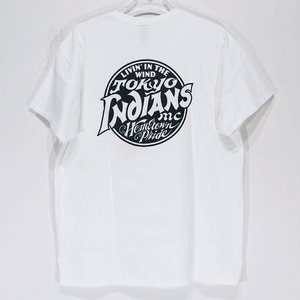 TOKYO INDIANS MC 東京インディアンズモーターサイクル LIVIN' IN THE WIND TEE Tシャツ ショートスリーブ 半袖 ホワイト 白 OTHER Maz