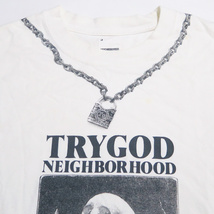 NEIGHBORHOOD ネイバーフッド x TRYGOD トライゴッド The DEVIL TEE NEIGHBORHOOD15周年記念 ザ デビル Tシャツ ホワイト maz_画像3