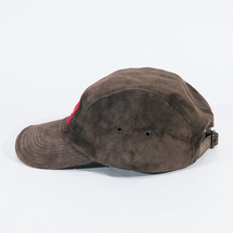SUPREME シュプリーム 23SS SUEDE CAMP CAP スウェード キャンプ キャップ ブラウン 帽子 Maz_画像3