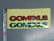 送料￥84～　ゴメクサス　ステッカー　約18×8cm 2枚セット　GOMEXUS　フィッシングステッカー　釣りステッカー　!_画像3