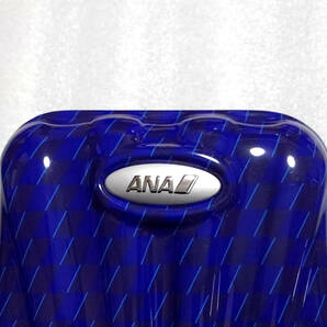 即決 ANA × SAMSONITE サムソナイト ファーストクラス アメニティ ポーチ ケース ブルー 柄あり 非売品 未使用 バッグ 全日空の画像3