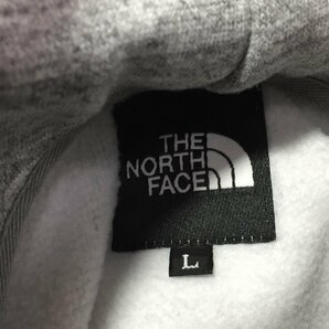 【美中古品】THE NORTH FACE ノースフェイス スクエアロゴフーディ プルオーバーパーカー NT62039 サイズ：L カラー：グレーの画像7
