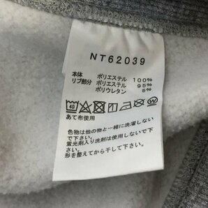 【美中古品】THE NORTH FACE ノースフェイス スクエアロゴフーディ プルオーバーパーカー NT62039 サイズ：L カラー：グレーの画像8