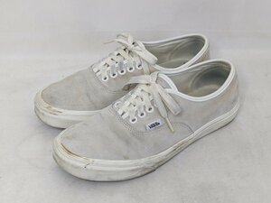 VANS バンズ HEIQ ECO DRY エコドライ レザーローカットスニーカー 508731 サイズ：26cm カラー：アイボリー