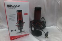 HyperX QuadCast USBマイク 通電確認済 中古品_画像1