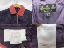 Barbour バブアー キルティングジャケット 1102069/サイズUS6 パープル系_画像2