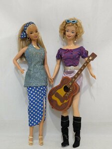 Barbie バービー 人形 二体セット ギター&カントリースタイル ドット柄スカートパーティースタイル