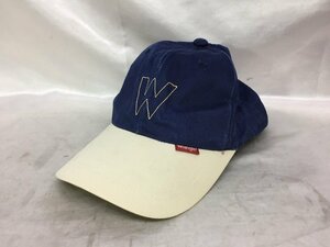 90s Wrangler Wrangler 6 panel snap back cap color : navy / white group old clothes Vintage 