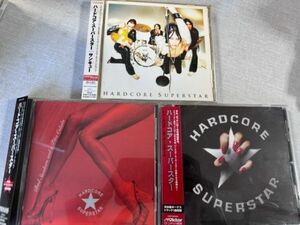 HARDCORE SUPERSTARハードコアスーパースターオリジナルアルバムCD3枚セットTHANK YOU/HARDCORE SUPERSTAR/Bad Sneakers and a Pina Colada