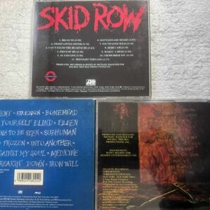 SKID ROWスキッドロウ セバスチャンバックオリジナルアルバムCD3枚セット SLAVE TO THE GRIND/SKID ROW/SUBHUMAN RACEの画像2