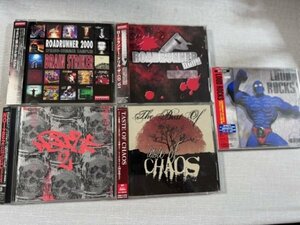 ラウドロック オムニバスアルバムCD3枚セット The Best Of TASTE OF CHAOS/LOUD ROCKS/NOIZE2/ロードランナー2000・ロードランナードリル