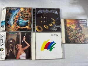 HELLOWEENハロウィン オリジナルアルバムCD5枚セット BETTER THAN RAW/chameleon/PINK BUBBLES GO APE/WALLS OF JERICHO/MASTER OF THE..