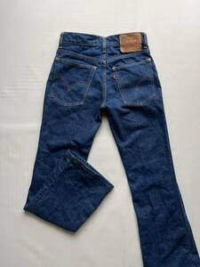 70s 80s Levi's W27相当 ユニセックス 42TALON 507 フレア デニムパンツ ジーンズ / ヴィンテージ オールド リーバイス タロンジップ