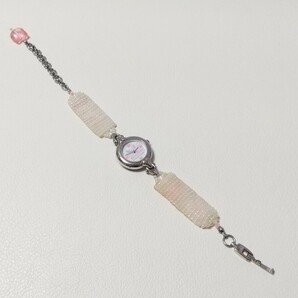 ハローキティ ビーズ 腕時計 ピンク 1999年 動作未確認品 HELLO KITTY サンリオの画像4