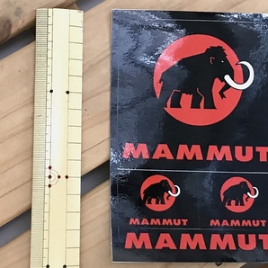 ★特別価格★MAMMUT/マムート ロゴ・マークステッカー★の画像3