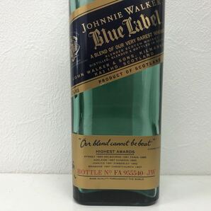 ジョニーウォーカー ブルーラベル 空瓶 空箱 セット JOHNNIE WALKER Blue Label スコッチ ウイスキー Scotch whisky 1000ml 43%の画像3