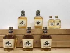 サントリー ウイスキー 膳 ピュアモルト ミニボトル 7本セット Suntory Whisky pure molt 180ml 50ml 40%