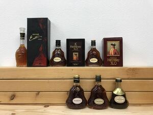 ヘネシー Hennessy XO カミュ エクストラ ロングネック CAMUS EXTRA ミニボトル 6本セット ブランデー Brandy 古酒