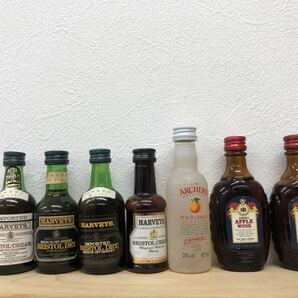 外国産 リキュール ミニボトル 26本セット Peter Heeling HARVEYS BOLS Grand Marnier 等 リキュール liqueur グランマルニエ 古酒の画像2