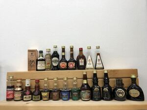 外国産 リキュール ミニボトル 21本セット DRAMBUIE DE KUYPER HARVEYS Grand Marnier 等 リキュール ドランブイ グランマルニエ liqueur