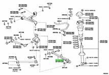 ★超希少 未使用 純正 トヨタ リヤサスペンション アームASSY NO.2 右側 スープラ JZA80 TOYOTA ARM ASSY REAR SUSPENSION NO.2 RH SUPRA_画像2