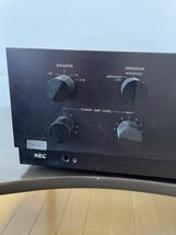 NEC STEREO AMPLIFIER MODEL A-11 プリメインアンプ ステレオアンプ 音響機器 オーディオ機器 音出し確認済 _画像3