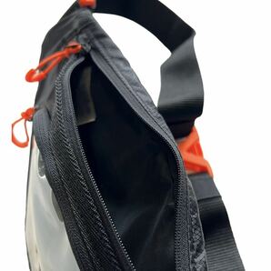 【adidas】 アディダス ボディバッグ ウエストポーチ ウエストバッグ 黒/ブラック オレンジ スポーツ 防水 撥水 ランニング カバン 正規の画像4