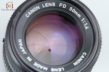 【中古】Canon キヤノン New FD 50mm f/1.4_画像2