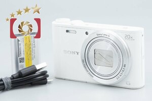 １円出品 SONY ソニー Cyber-shot DSC-WX350 ホワイト コンパクトデジタルカメラ【オークション開催中】
