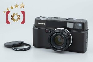 【中古】Konica コニカ HEXAR ブラック コンパクトフィルムカメラ