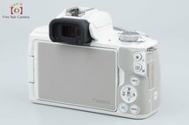【中古】Canon キヤノン EOS Kiss M2 ダブルズームレンズキット ホワイト 元箱付き_画像3