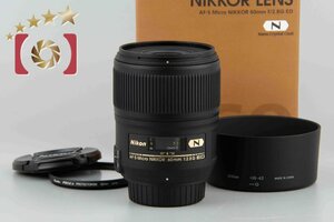 【中古】Nikon ニコン AF-S MICRO NIKKOR 60mm f/2.8 G ED 元箱付き