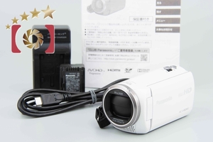 【中古】Panasonic パナソニック HC-V480MS ホワイト デジタルハイビジョンビデオカメラ