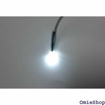 模型用LED 3V点灯 直径3mm 20cmコード付 白 5本セット_画像3