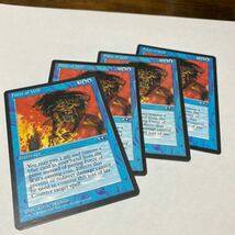 MTG Magic the Gathering ALL 英語 Force of Will/意志の力 4枚1セット_画像1