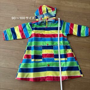 Sサイズ（90〜100）kids foret レインコート 子ども用